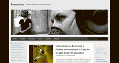 Desktop Screenshot of blog.pimentalab.net